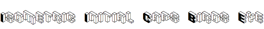 Isometric Initial Caps Birds Eye