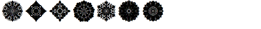 Rosette Ornaments