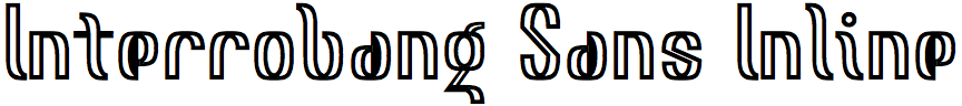 Interrobang Sans Inline