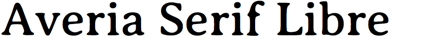 Averia Serif Libre