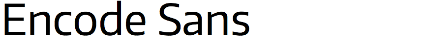 Encode Sans