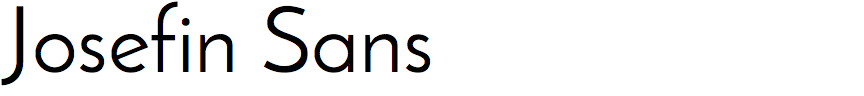 Josefin Sans