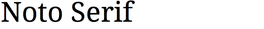 Noto Serif