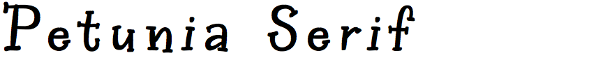 Petunia Serif