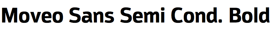 Moveo Sans Semi Condensed Bold