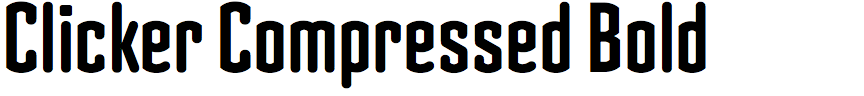 Clicker Compressed Bold