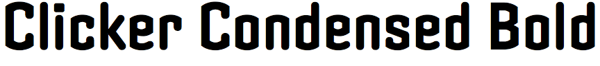 Clicker Condensed Bold