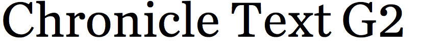 Chronicle Text G2