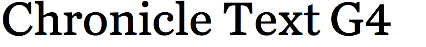 Chronicle Text G4