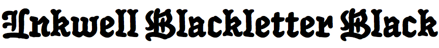 Inkwell Blackletter Black