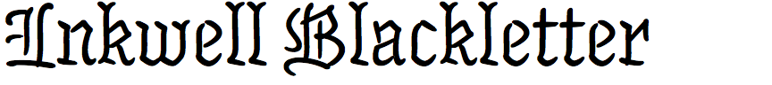 Inkwell Blackletter