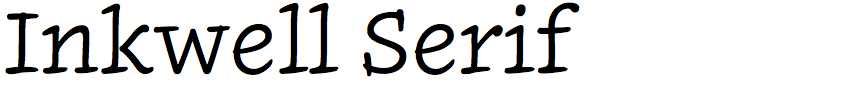 Inkwell Serif