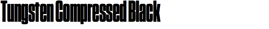 Tungsten Compressed Black