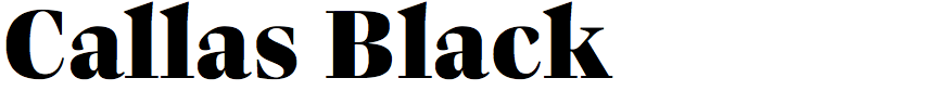 Callas Black