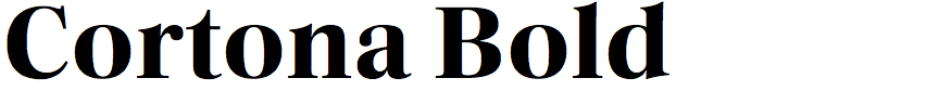 Cortona Bold