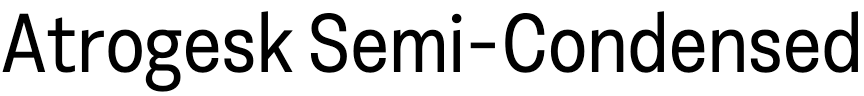 Atrogesk Semi-Condensed