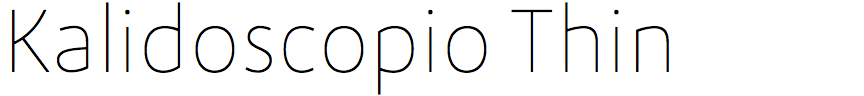 Kalidoscopio Thin