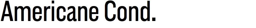 Americane Condensed