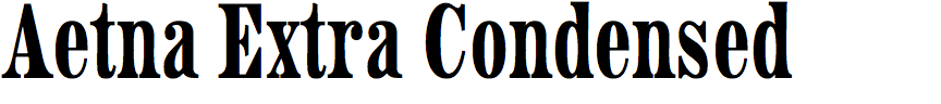 Aetna Extra Condensed
