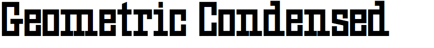 Geometric Condensed (HWT)