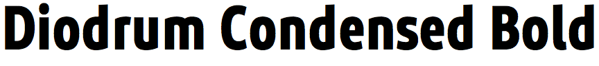 Diodrum Condensed Bold