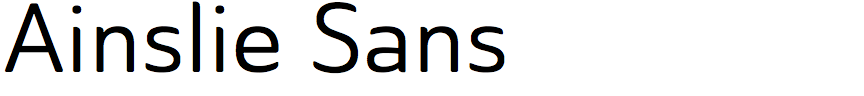 Ainslie Sans