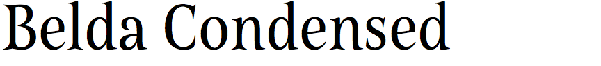 Belda Condensed