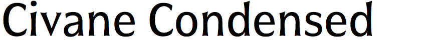 Civane Condensed