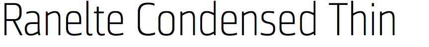 Ranelte Condensed Thin