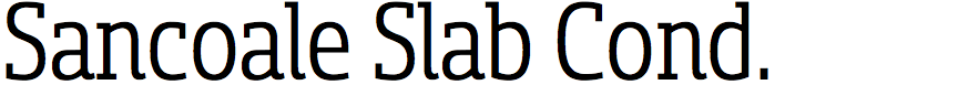 Sancoale Slab Condensed