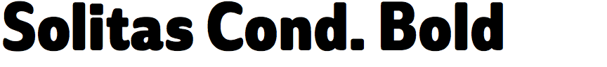 Solitas Condensed Bold