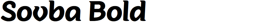 Sovba Bold