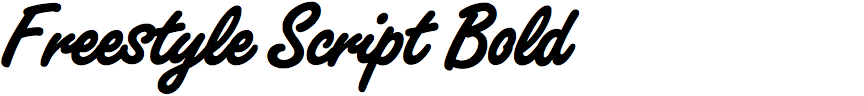 Freestyle Script Bold