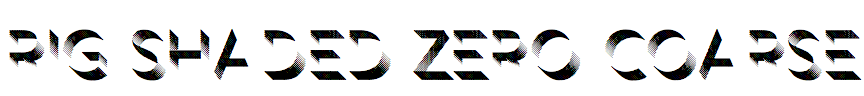 Rig Shaded Zero Coarse