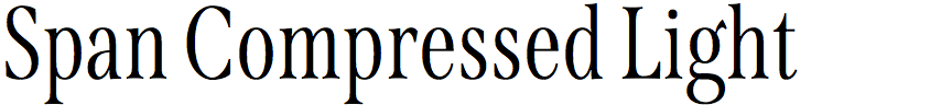 Span Compressed Light