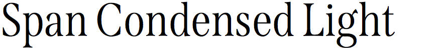 Span Condensed Light