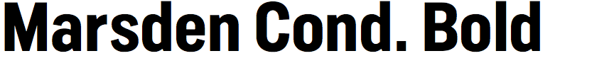 Marsden Condensed Bold