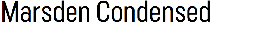 Marsden Condensed