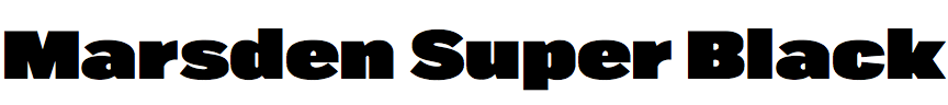 Marsden Super Black