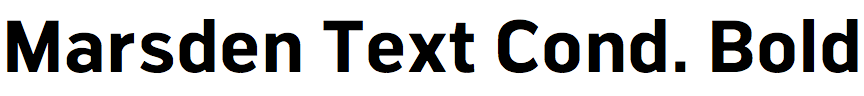 Marsden Text Condensed Bold