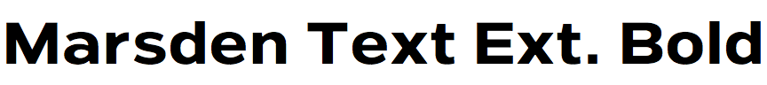 Marsden Text Extended Bold