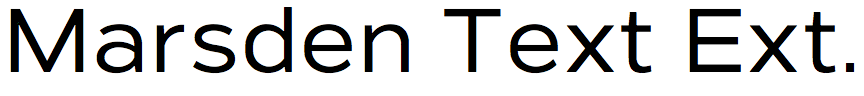 Marsden Text Extended