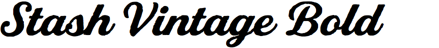 Stash Vintage Bold