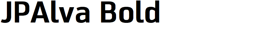 JPAlva Bold