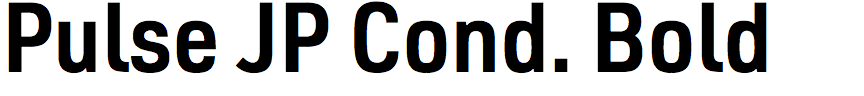 Pulse JP Condensed Bold