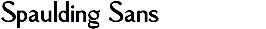 Spaulding Sans