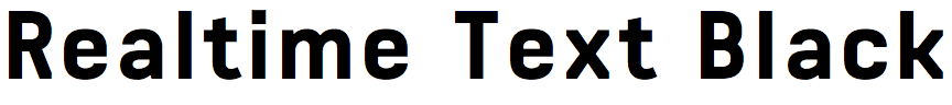 Realtime Text Black