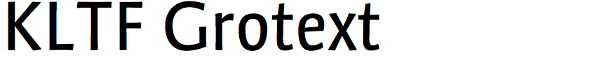 KLTF Grotext