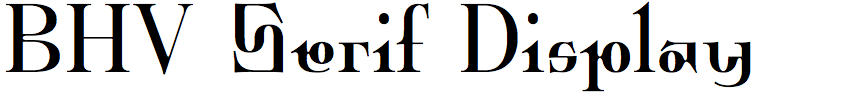 BHV Serif Display