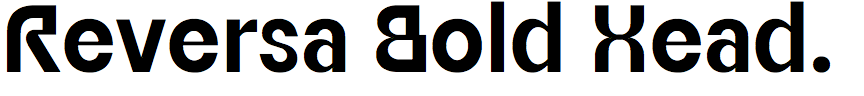 Reversa Bold Headline